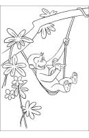 Curious George kleurplaat 12